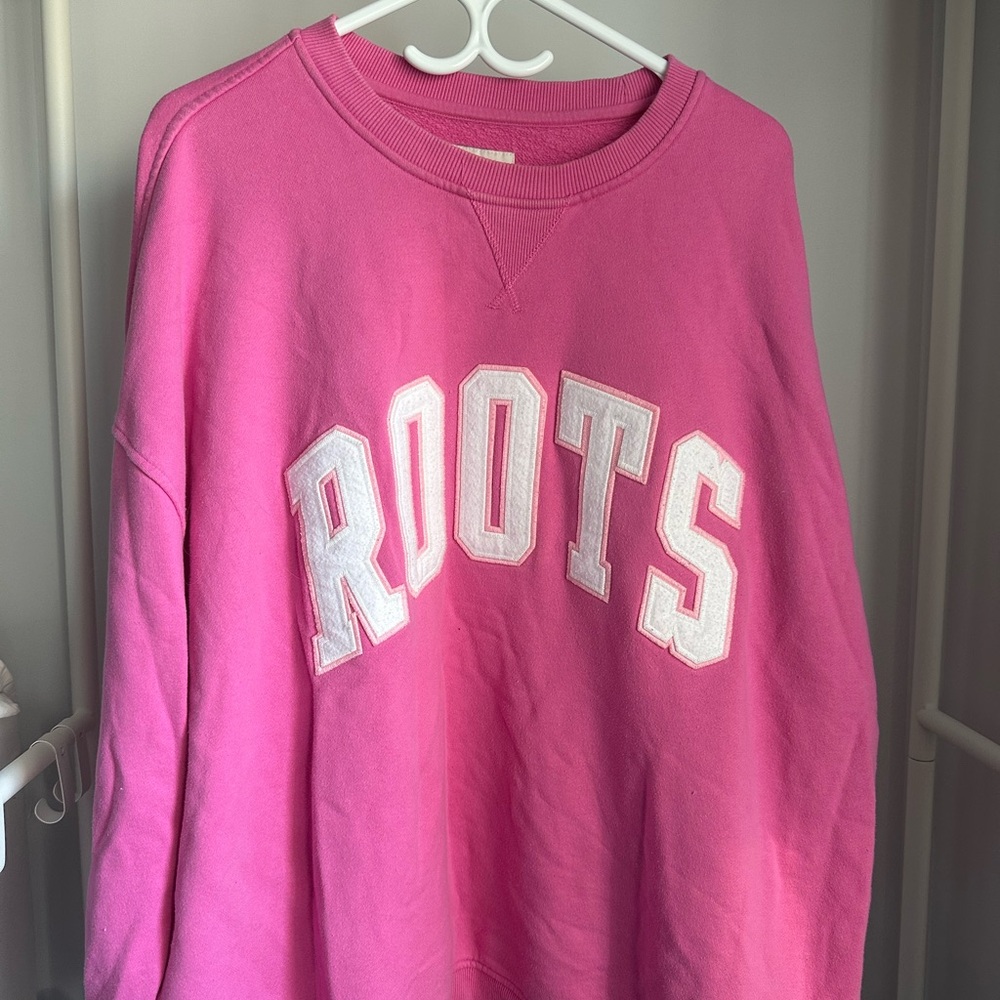 Barbie x Roots Pink Sweatshirt